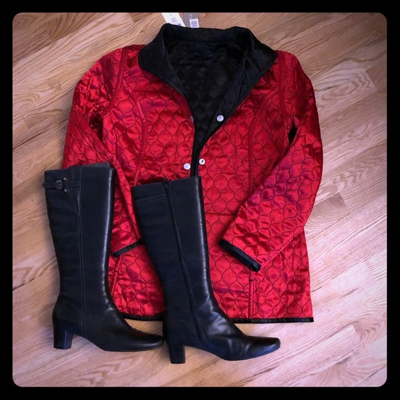 Chico's Jackets & Blazers - Chico’s reversible light quilted jacket blazer 1 2